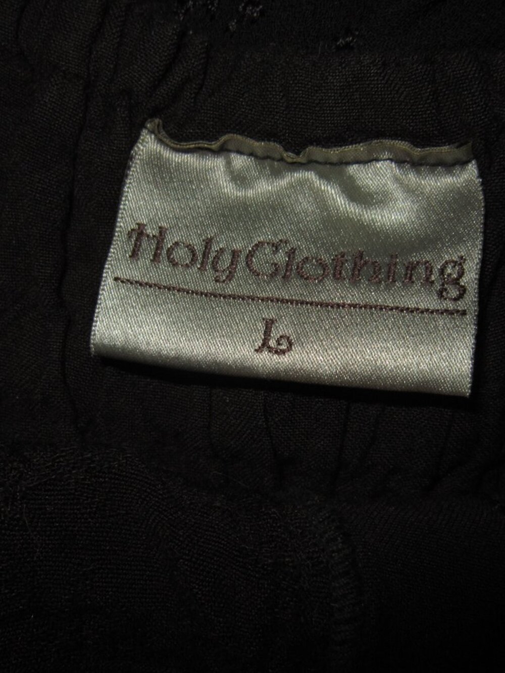 Holy Clothing L Sleeveless Dress Lace Up Flared Sparkle Fairy Witchy Embroidery - Picture 6 of 6